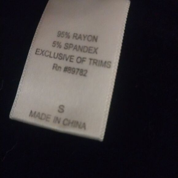 Natori Black Ruched Short Cap Sleeve T-Shirt - Picture 6 of 6